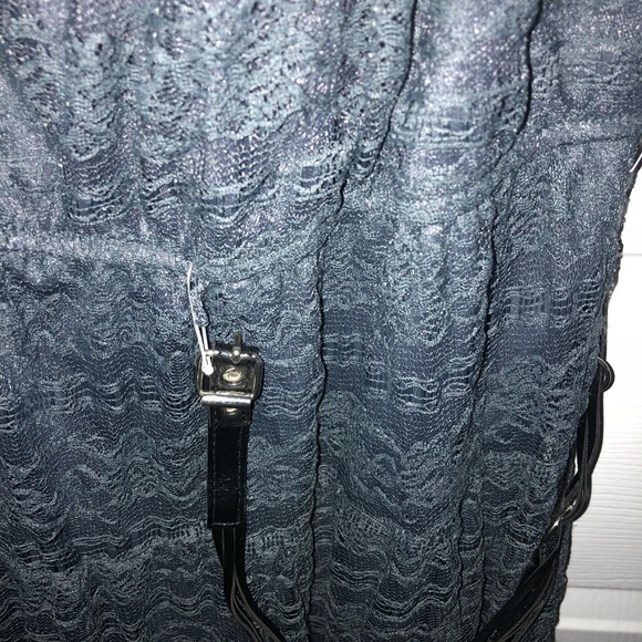 My Michelle Gray Lace Dress - Picture 5 of 8